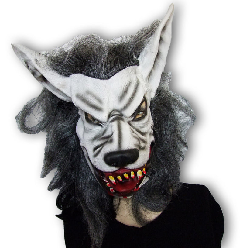 Maske Grauer Werwolf