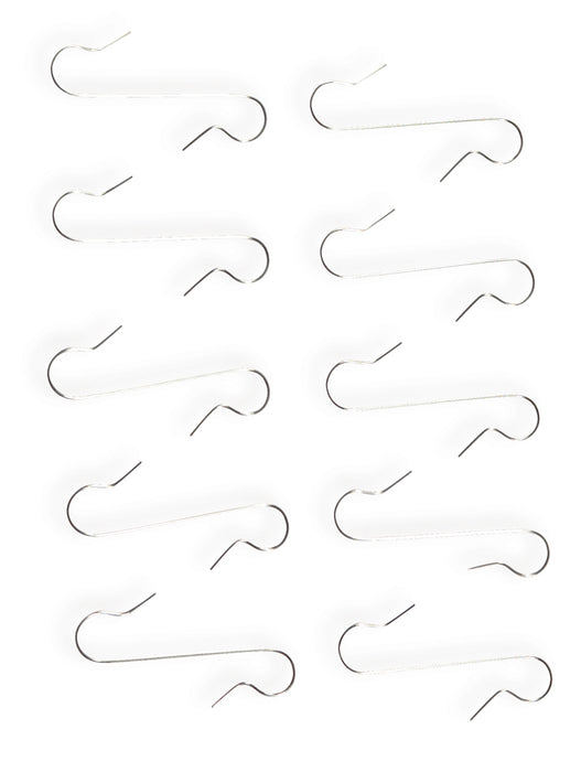 Riffelmacher Flux Baumschmuckaufhänger Kugelaufhänger 50 Stück 14332 | Silber