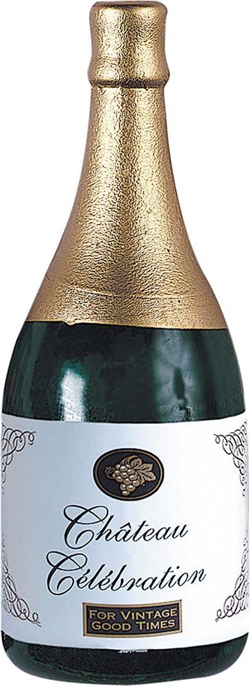 Ballongewicht "Champagner Flasche" 226g - Grün / Gold