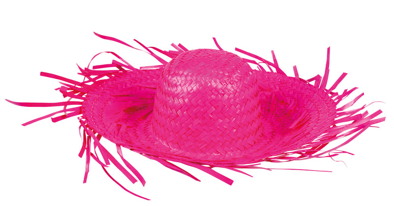 Hawaii Südsee Strohhut "Paradise" | Zubehör Party Kostüm Farbwahl