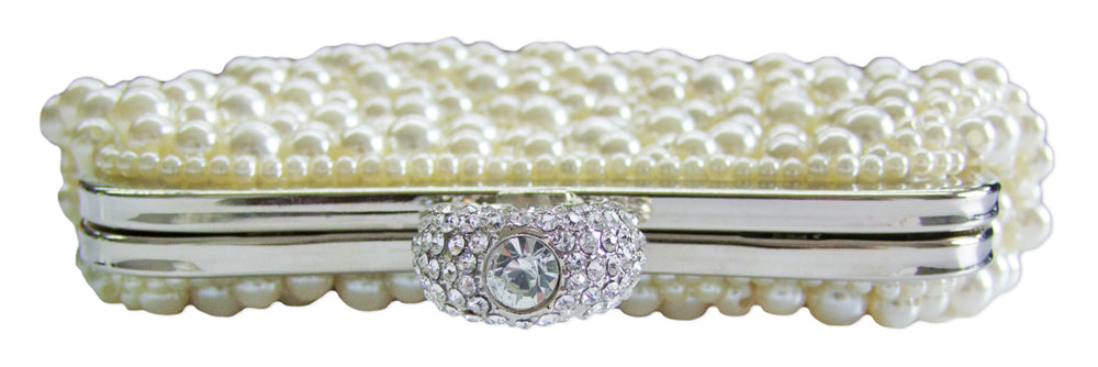 Elegante Handtasche "Princess" | Clutch Creme