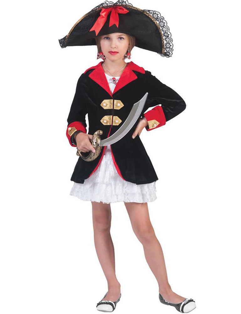 Piratin Elizabetha Kostüm für Kinder