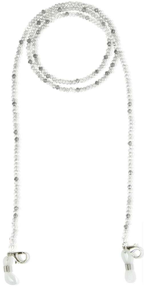 Brillenkette Maskenkette mit Glaskristallperlen - verschiedene Farben