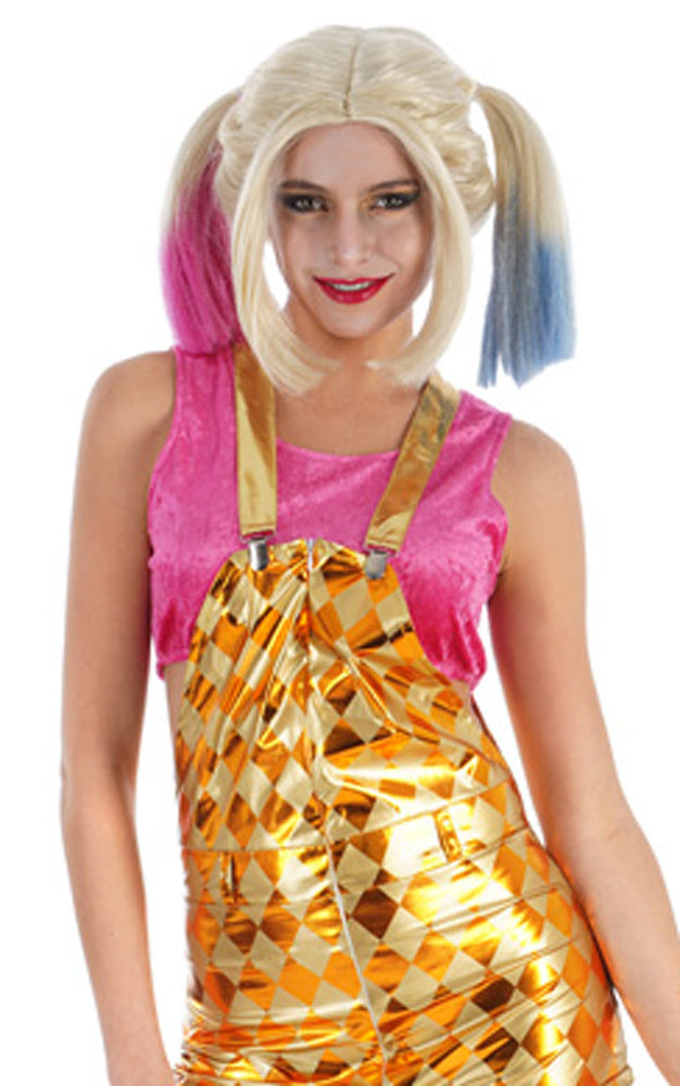 Clown Harley Verrückte Schurkin Kostüm für Damen