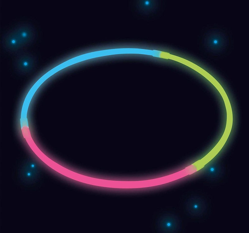 Knicklicht Halsketten 60 cm 4 Stck. - Dreifarbig