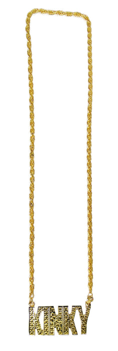Goldene Disco Halskette KINKY