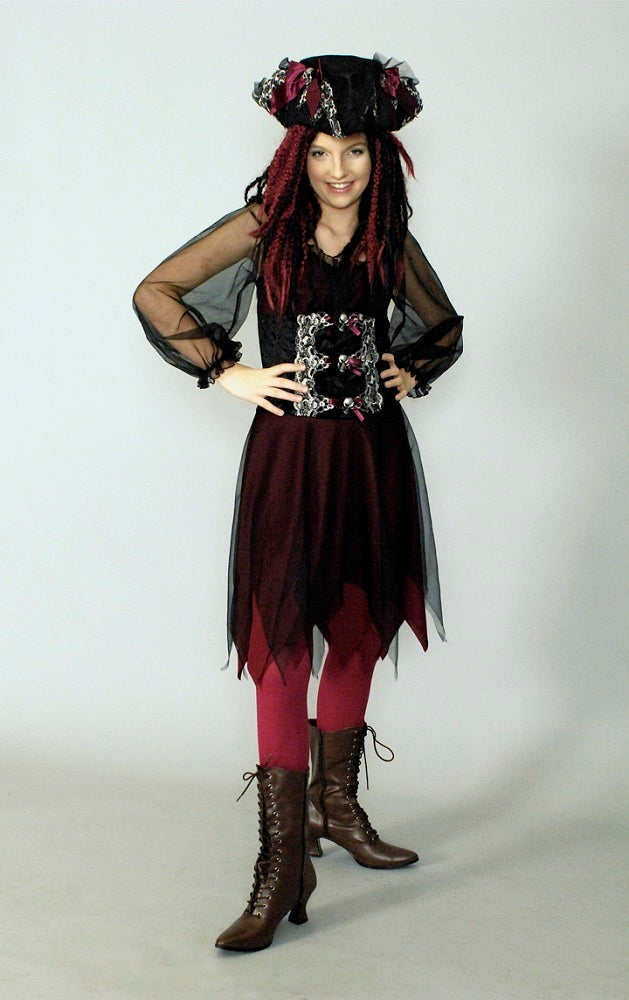 Piratin Abigail Kostüm - Tolles Piraten Kleid mit Hut