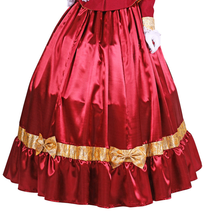 Biedermeier Lady Kostüm für Damen - Rot