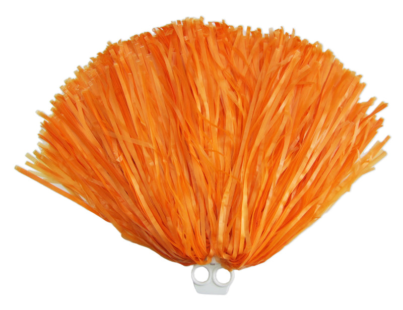 Cheerleader Pompon mit Ringgriff 1 Stück - Orange