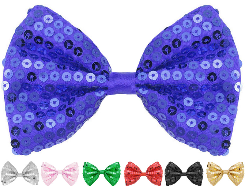 Glitzernde Pailletten Fliege zum Show Disco Party Kostüm - Farbwahl