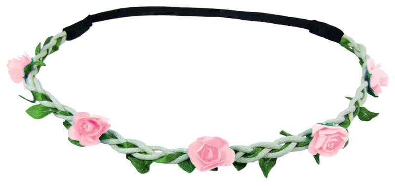 Blumen Haarband "Bella" mit kleinen Rosen | Haarschmuck Hochzeit Kommunion