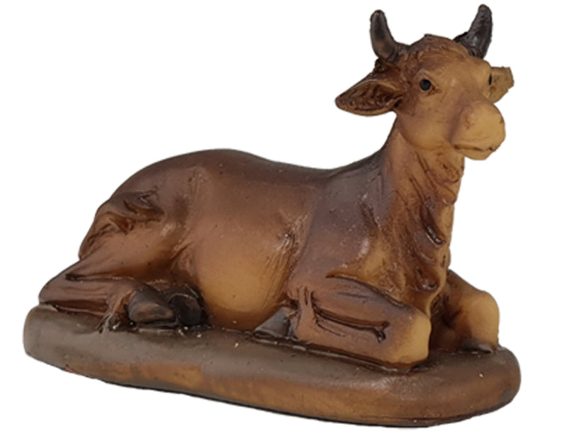 Riffelmacher Krippentiere Ochse & Esel 2-teilig | 4,4–6 cm | Braun 78049