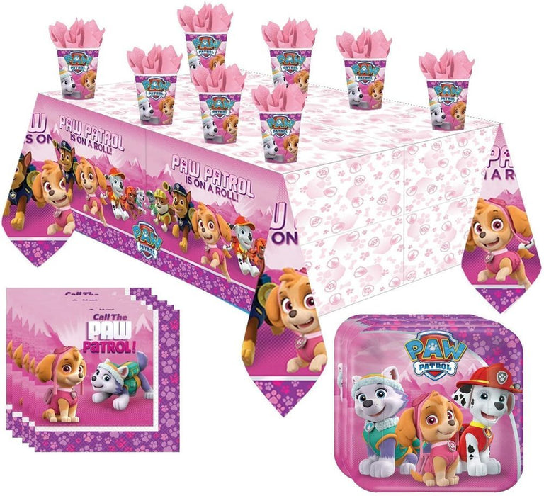 Amscan "Pink Paw Patrol" - Kinder Geburtstag Partydekoration Partygeschirr