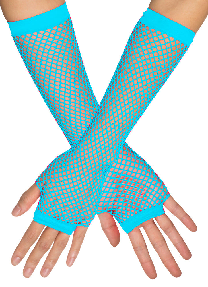 Lange Fingerlose Netzhandschuhe "New York" | Farbauswahl