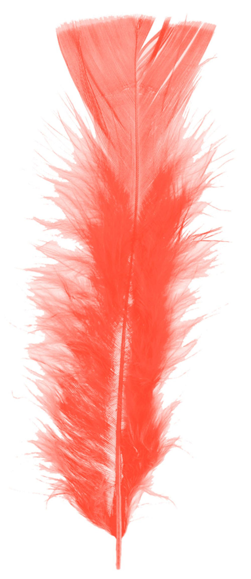 Bastel Federn für Kostüme und Deko - 100 Stück - Rot