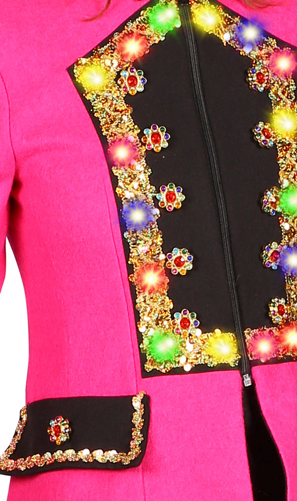 LED Blazer Jacke Shaula für Damen - Pink
