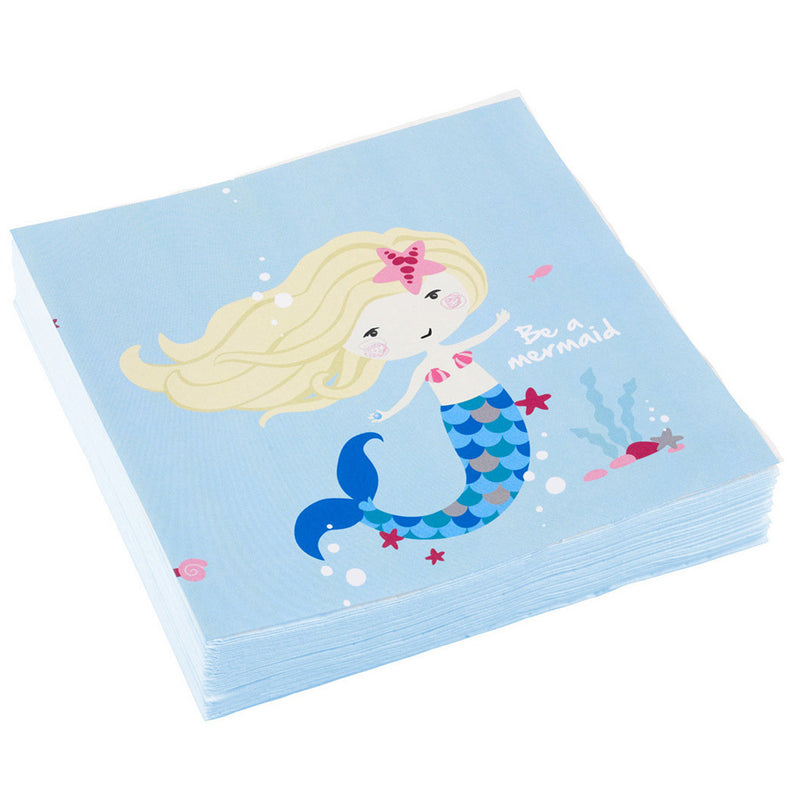 Amscan "Be a Mermaid" Meerjungfrau - Kinder Geburtstag Partydekoration Partygeschirr