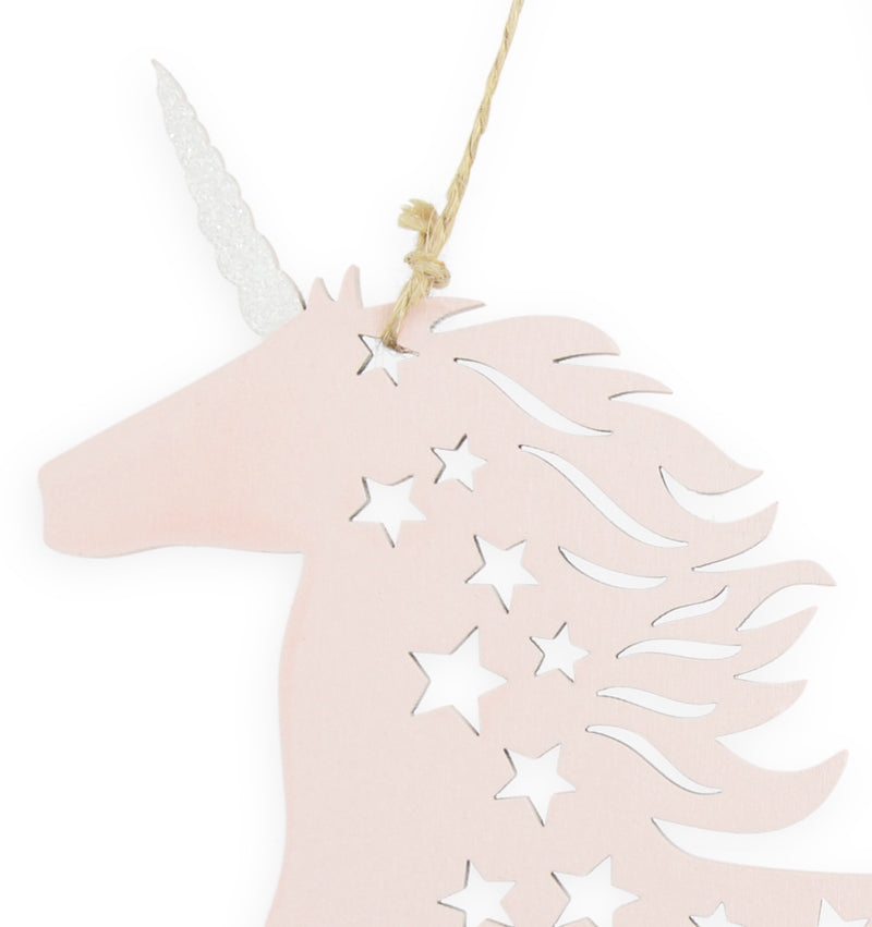 Riffelmacher Einhorn Dekofigur zum Hängen 17924 - Rosa 21 cm
