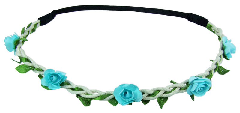 Blumen Haarband "Bella" mit kleinen Rosen | Haarschmuck Hochzeit Kommunion