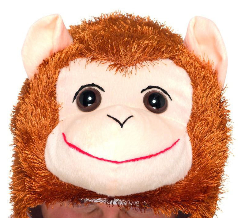 Affe Tierkostüm für Kinder - Overall mit Kapuze 46548