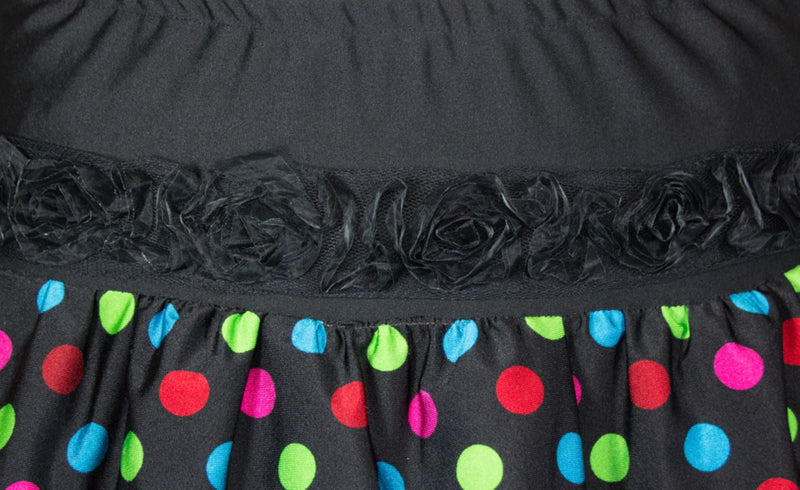 Petticoat Rock "Perdita" mit Punkten für Damen