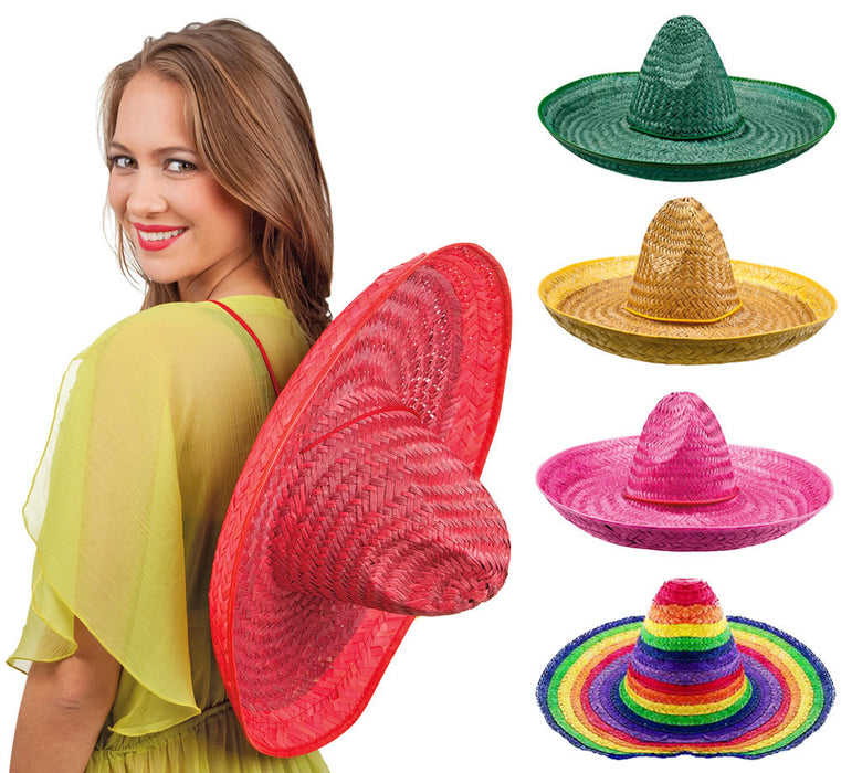 Sombrero Santiago Ø 50 cm - Hut zum Mexiko Mexikaner Kostüm