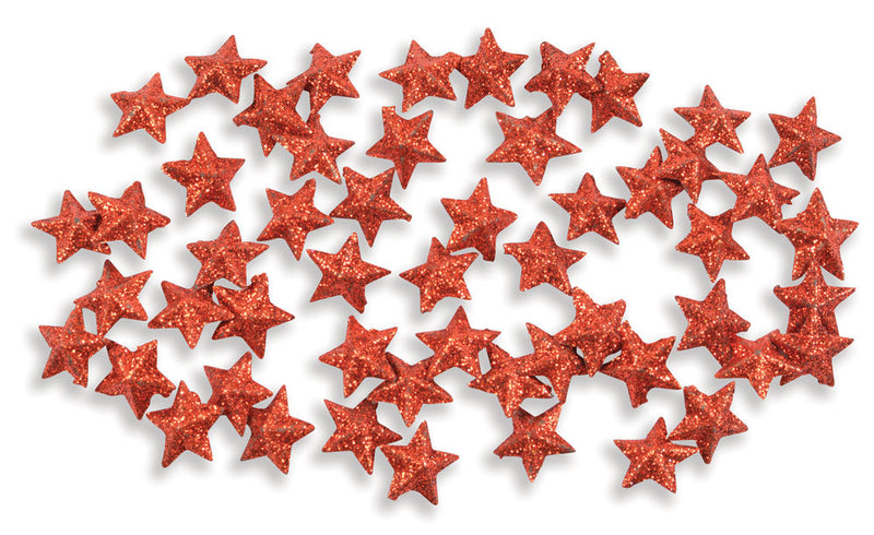 Riffelmacher Streudeko Sterne 74028 - 1,5 cm - Rot