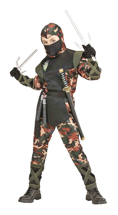Ninja Kämpfer Kostüm Kinder