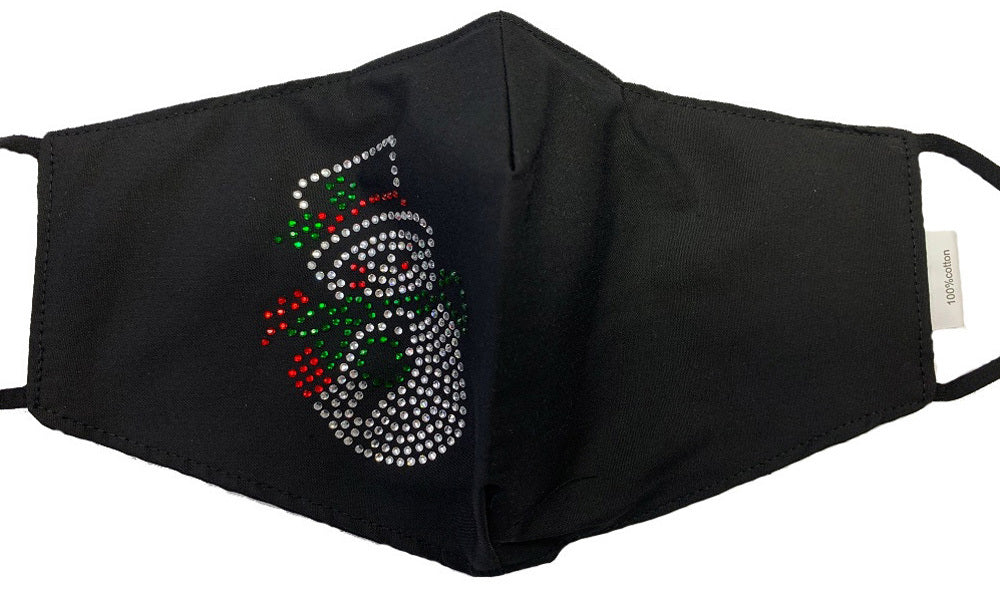 Weihnachtsmaske Mund Nase Stoffmaske Fashion Gesichtsmaske mit Weihnachtsmotiv | Waschbar | 100% Bau