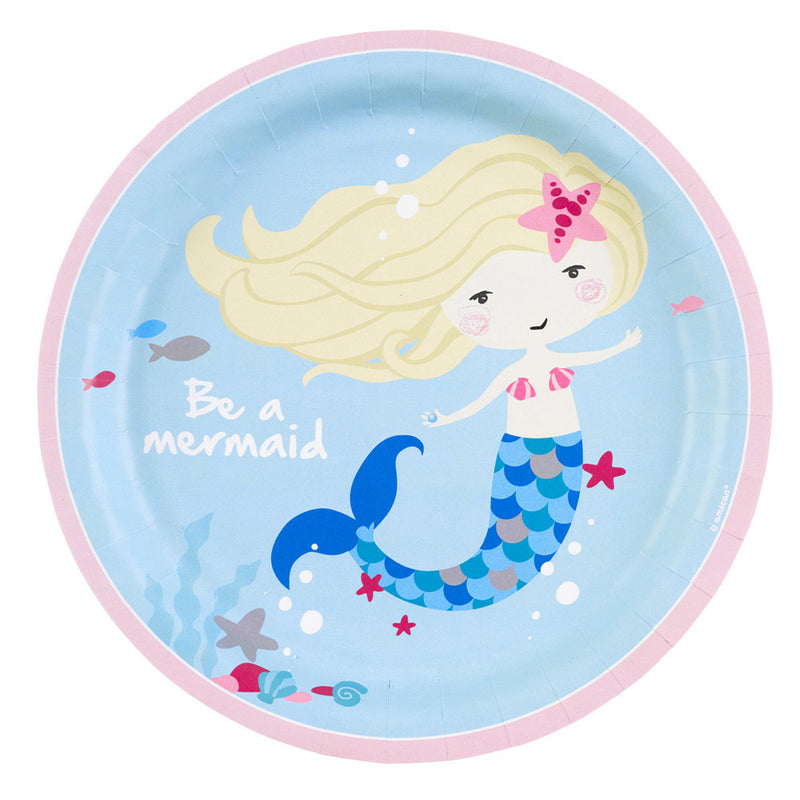 Amscan "Be a Mermaid" Meerjungfrau - Kinder Geburtstag Partydekoration Partygeschirr
