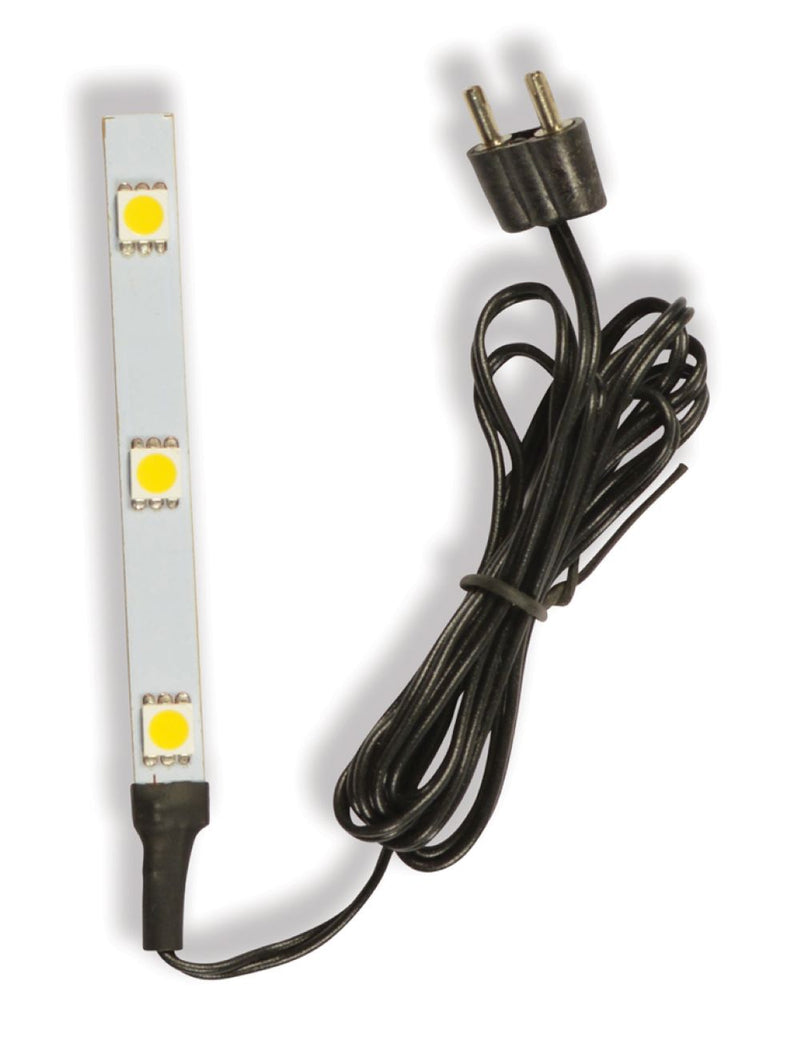 3er LED Streifen mit Stecker 3,5V - Weiß | 78434 - Zubehör Weihnachtskrippe Innenbereich