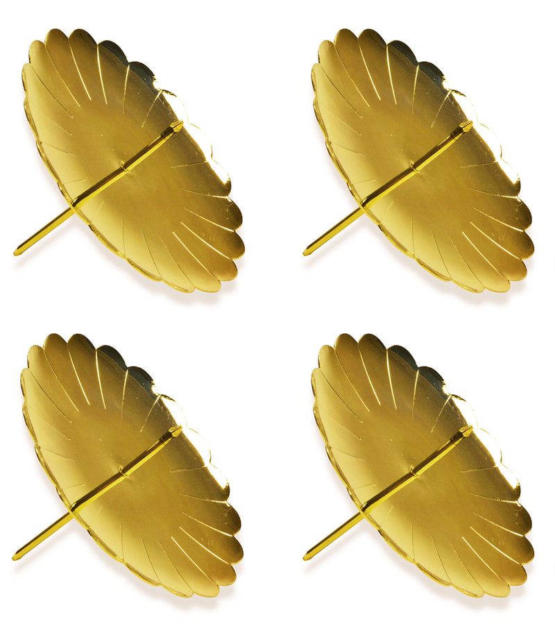 Adventskranz Adventskerzenhalter 4 Stück Ø 75 mm 10715 | Gold