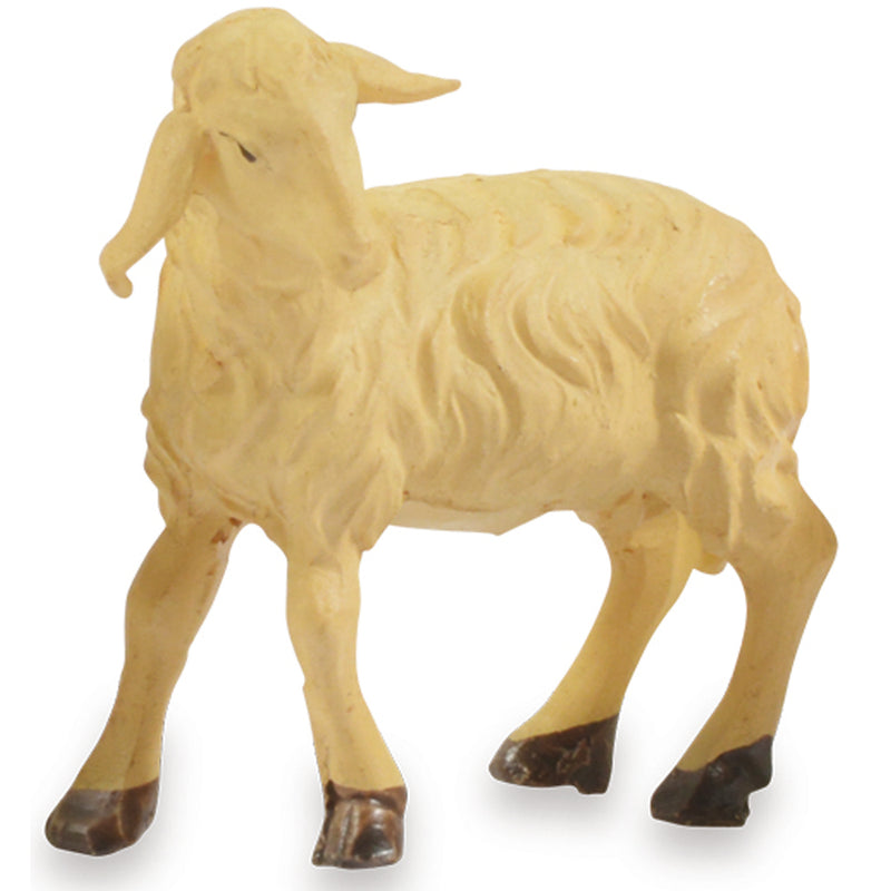 Schafe für Weihnachtskrippe - 6-tlg. Tierset Cremeweiß 4-6 cm | 78037