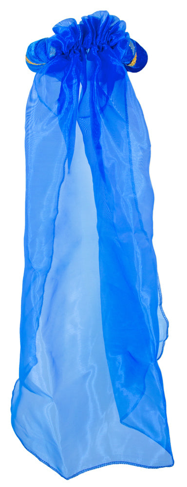 Mittelalter Haarband Rosalin für Mädchen zum Prinzessin oder Burgfräulein Kostüm - Blau