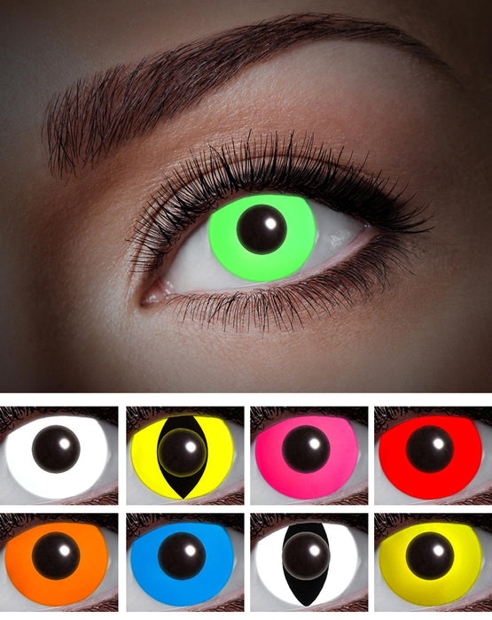 Eyecatcher UV Kontaktlinsen | Farbige 1-Monatslinsen | Karneval Halloween Cosplay