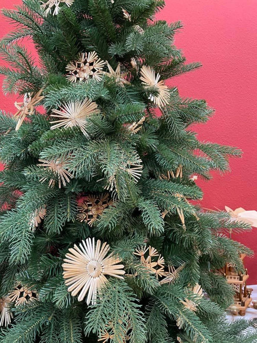 Weihnachtsbaumschmuck Strohsterne 30-tlg. Ø 6 cm | 75312 - Christbaum Anhänger