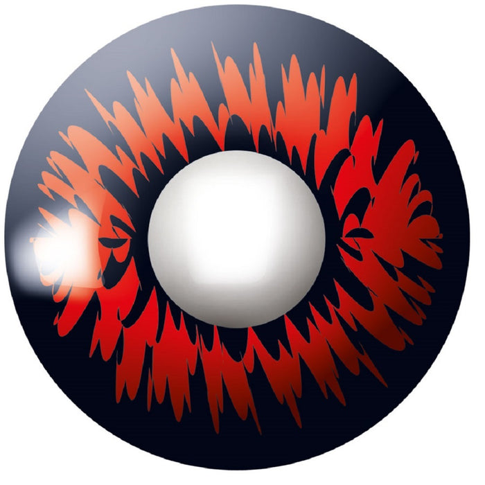 Eyecatcher Motivlinsen - farbige 3-Monats-Kontaktlinsen | m15 - Red Wolf