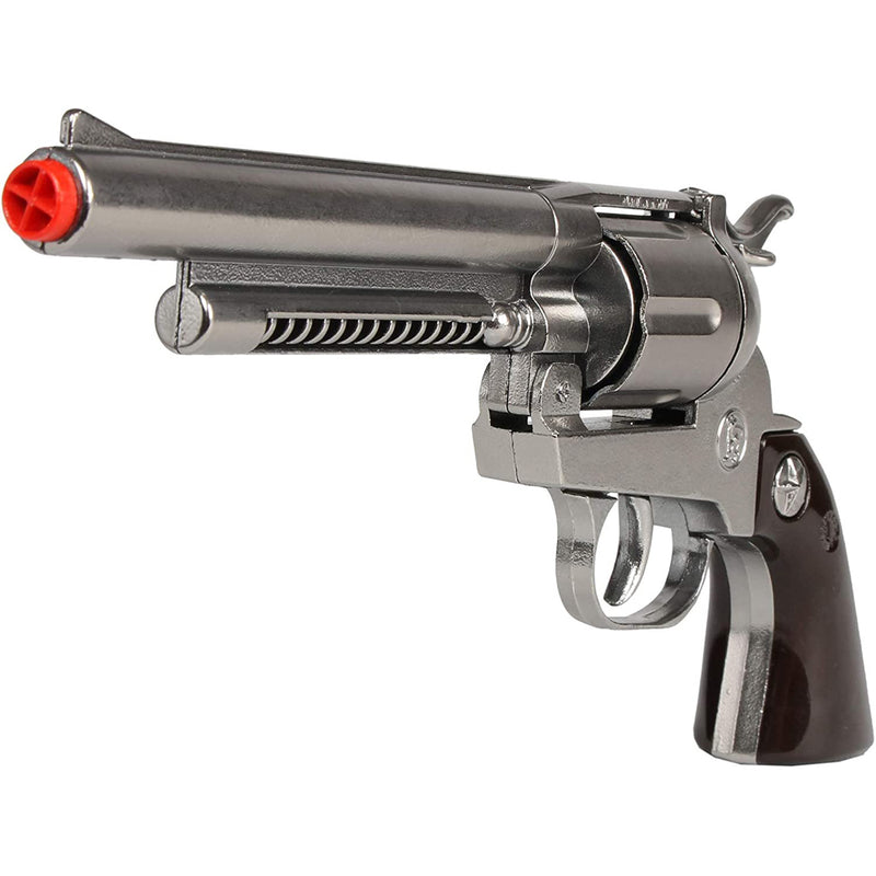 Gonher 121/0 - 12 Schuss Cowboy Western Colt Revolver - Silber / Schwarz