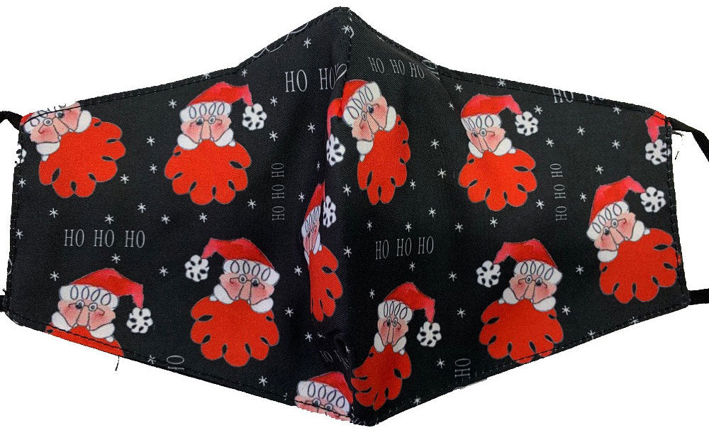 Weihnachtsmaske Mund Nase Stoffmaske Fashion Gesichtsmaske mit Weihnachtsmotiv | Waschbar | 100% Bau