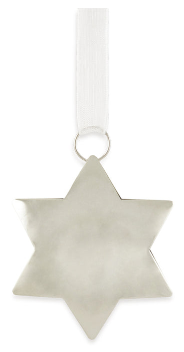 Riffelmacher Christbaumschmuck Metall Stern 6cm 71322 - Silber