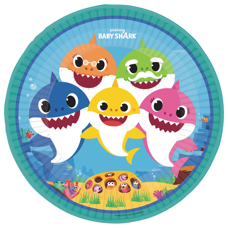 Amscan "Baby Shark" - Hai Kinder Geburtstag Partydekoration Partygeschirr