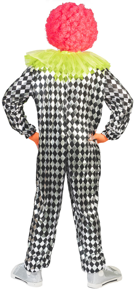 Clown Kokki Kostüm für Herren - Schwarz Weiß