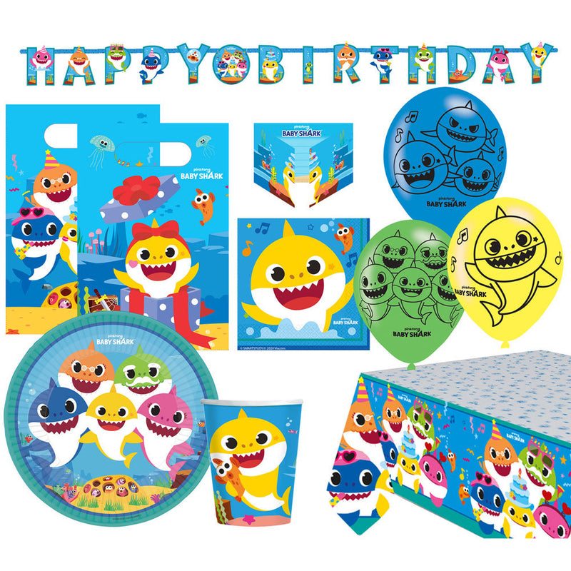 Amscan "Baby Shark" - Hai Kinder Geburtstag Partydekoration Partygeschirr