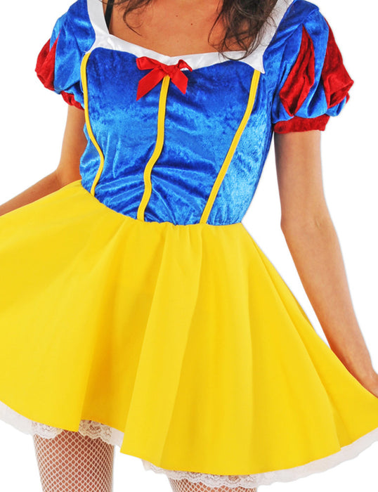 Schneewittchen Kostüm für Damen - Kurz | Märchen Kleid