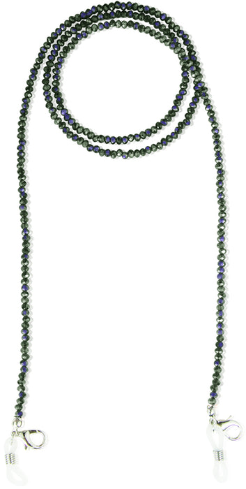 Brillenkette Maskenkette mit Glaskristallperlen - verschiedene Farben