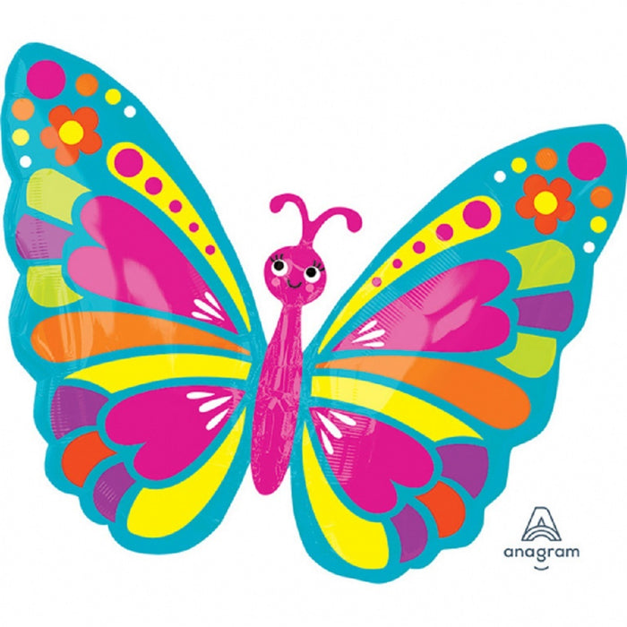 Shape Folienballon "Spring" Schmetterling | 66x53cm