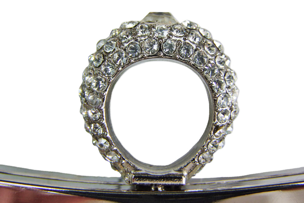 Elegante Handtasche "Princess" | Clutch Creme