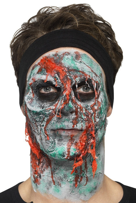 Flüssiglatex Set mit Applikator 4 x 29,5 ml - Zombie