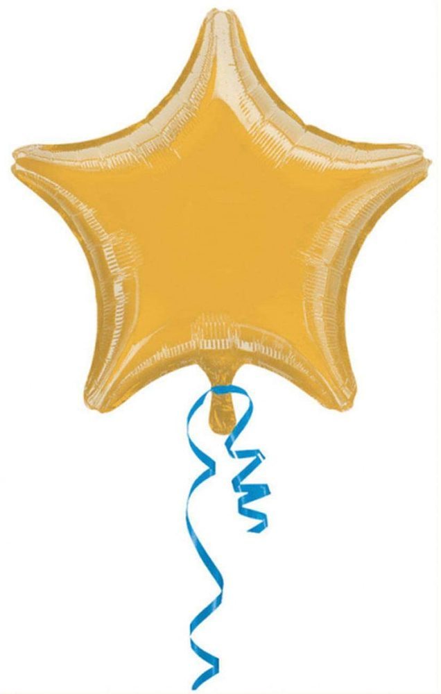 "Stern" Folienballon 45 cm - Gold Metallic