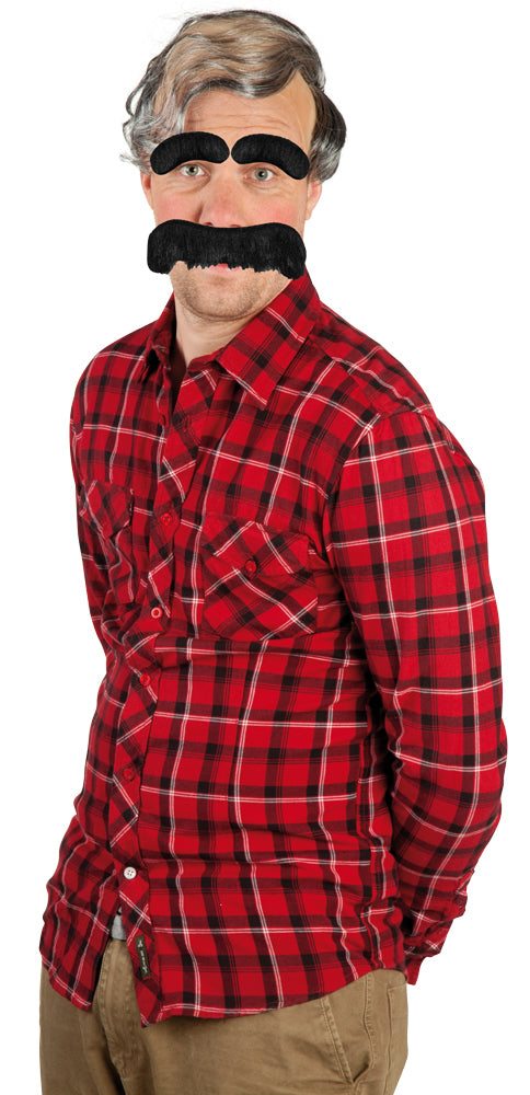 Schnurrbart Selbsklebend zum Kostüm Variante B